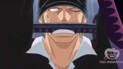 Zoro becomes H E L I K O P T E R