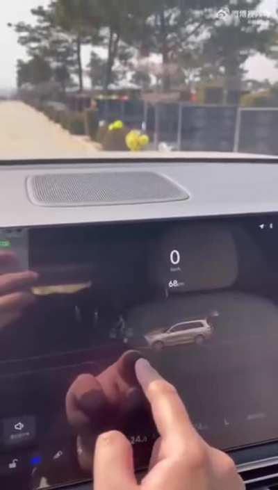 car radar near a cemetery