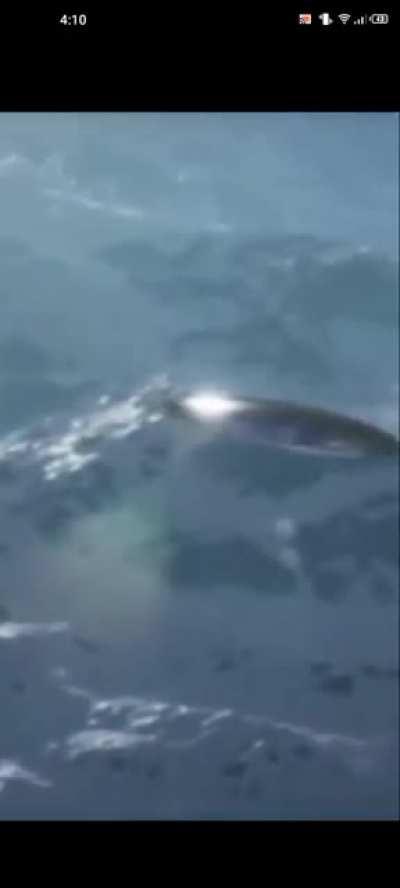 A UFO recorded by a helicopter pilot over the Kamchatka peninsula in Russia