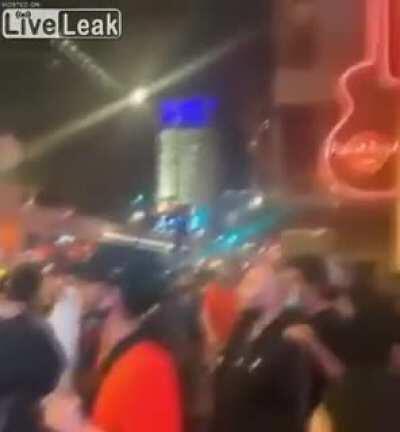 Woman beats Trump dummy