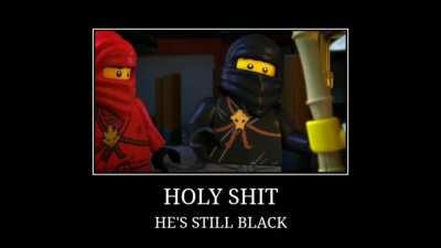 Wait he's still black?