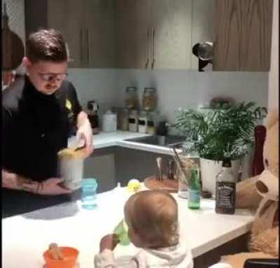 I MISS WORK (Baby gets excellent service)