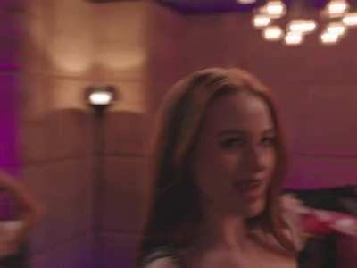 Madelaine Petsch is just...I'd want her moving on my lap so bad with this dress.