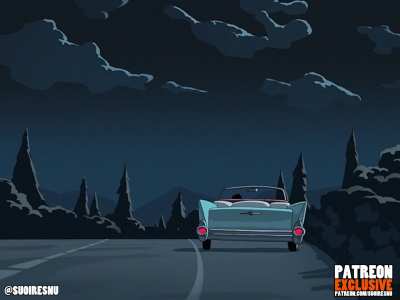 Layla the wolf girl fucking in the moonlight (Artist: suoiresnu)