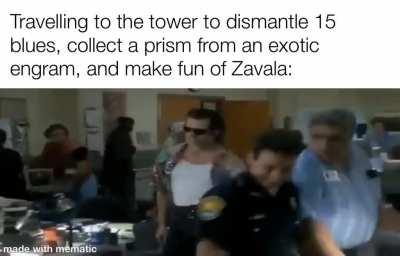 I don’t like zavala