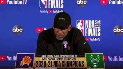 Monty Williams Chokes Up During an Emotional Press Conference