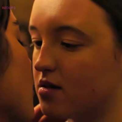 With Bella Ramsey in The Last of Us season 2 episode 1