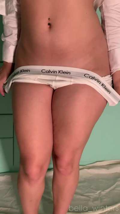 Do my curves still show while I'm wearing your clothes? 😏