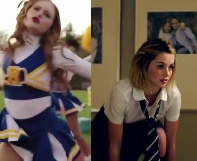 Whose panties you'd take off if you could only pick one: Madelaine Petsch or Ana De Armas