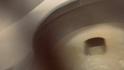 Wife squatting to pee - watch to the end for her cute curly hair pee drop