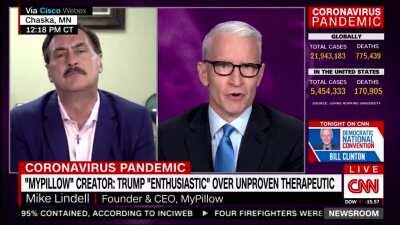 Anderson Cooper absolutely destroys the MyPillow guy