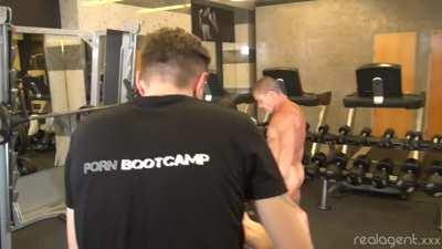 Backstage of Sasha Rose DP Scene