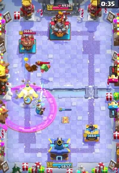 Bandit wrecked by a heat seeking fireball.