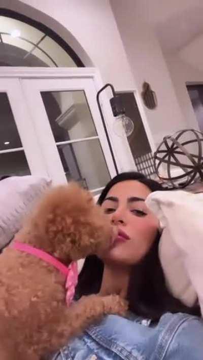 Em in Denim with Goldie