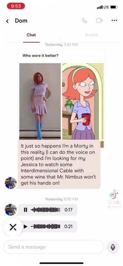 When Morty finds his Jessica