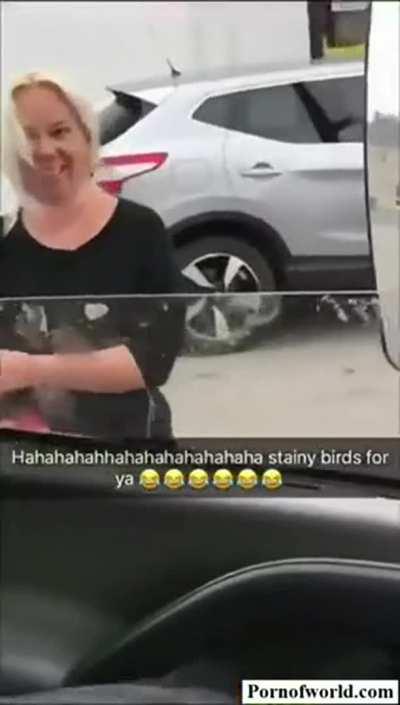 REAL mature lady sucking in public young worker who dared her (with audio)