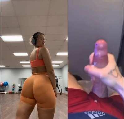 This is what her step dad would do everytime his daughter updated him on her gym progress