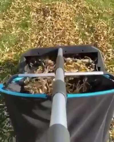 Mechanical leaf and lawn collector