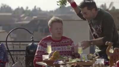 He planted one on Gordon