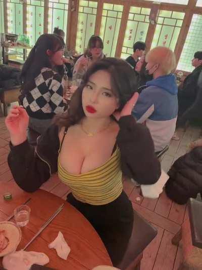 Busty asian girl