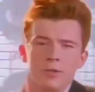 Rick Astley but not a rickroll.
