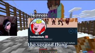 Quackity dies insit after technoblade answers his question