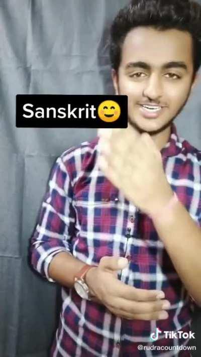 Educational TikTok account lists the “oldest languages in the world”.