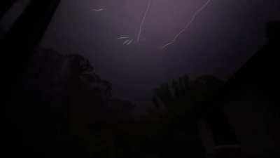 The sky put on a show just for me