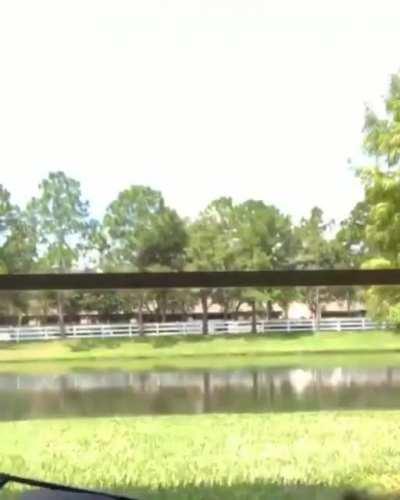 Woman does yoga on a folding chair
