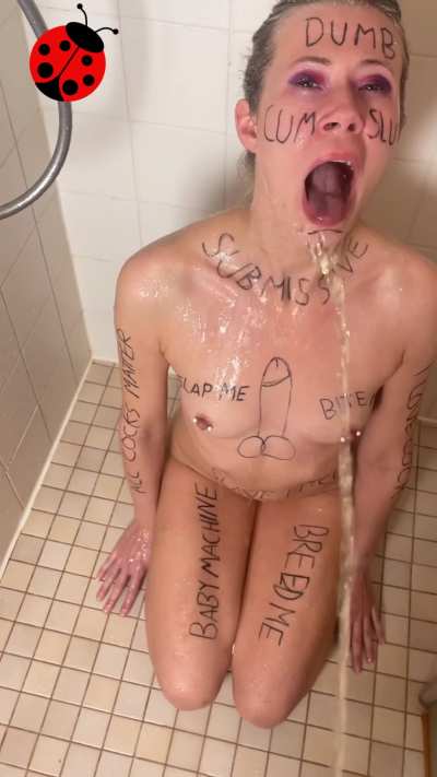 My whole body was washed with pee