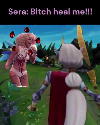 [HEARTBREAKING:] Cruel enchantress refuses to heal Lady SeRaRaphine's wounds which she received while fighting strag DariPuss 🥺😭⚰️