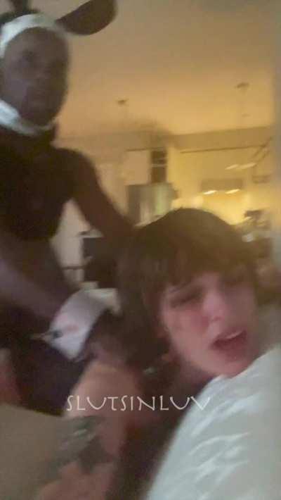 his fat cock quite literally fucks me silly