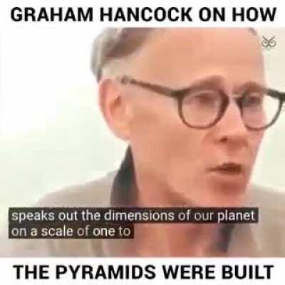 Primitive man did not build the great pyramids