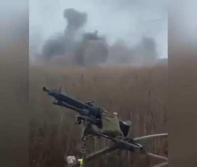 A buggy with an MG3 machine gun was spotted near the Ukrainian Armed Forces in the Kherson direction.