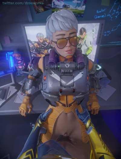 Octane taking Valkyrie on a spin + cumshot [OC][Alternative versions in comments]