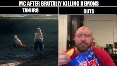 Virgin Demon Corps Member vs Chad First Black Swordsman