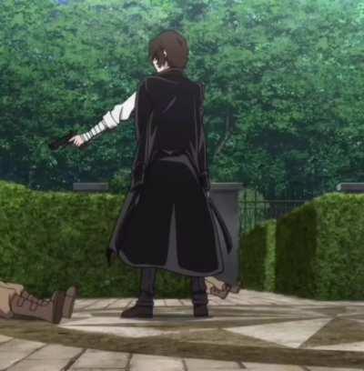 Dazai gunning the shit out of someone