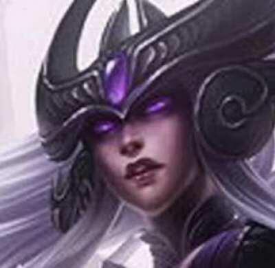 syndra waking up from the dreaming pool like