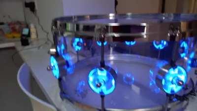 New( to me) snare. Chequerplate drums 14x6 acrylic with......