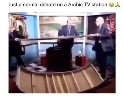 If only all politicians could settle their issues like this