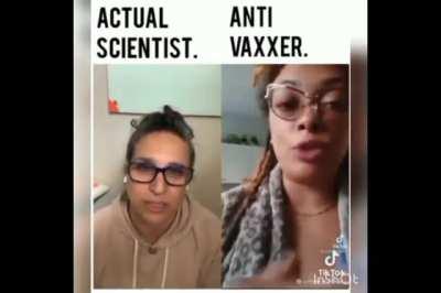 Scientist vs Anti-Vaxxer
