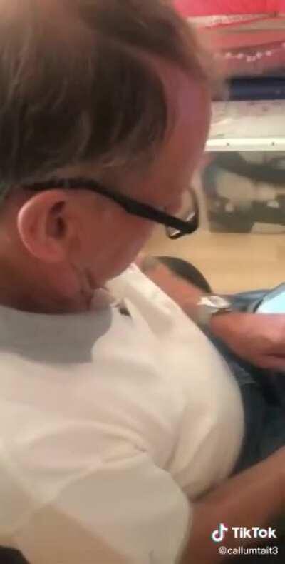 Grandson helps his Grandad with his browser history problem