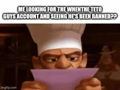The whenthe teto guy is gone???