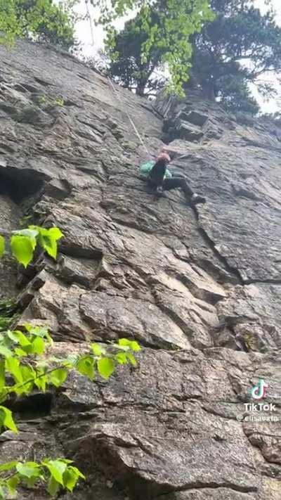to rock climb