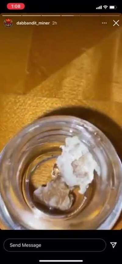 This is the moldy Cresco concentrate that I was talking about...🤮