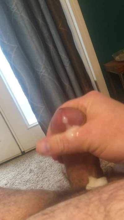 I love having to clean myself up