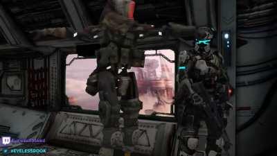 When you're playing Titanfall 2 for the first time and your veteran friend goes into full doom slayer mode.