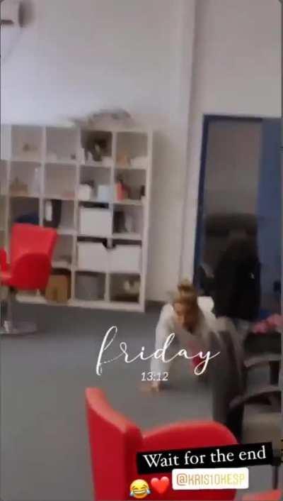 Diana and Kristen Dancing