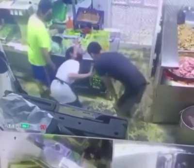 Young employee sick with a new disease