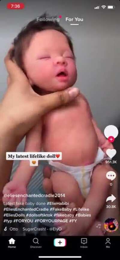 Instead of birthing out babies only to get over them once they start crawling, perhaps Sac should investing in these dolls.